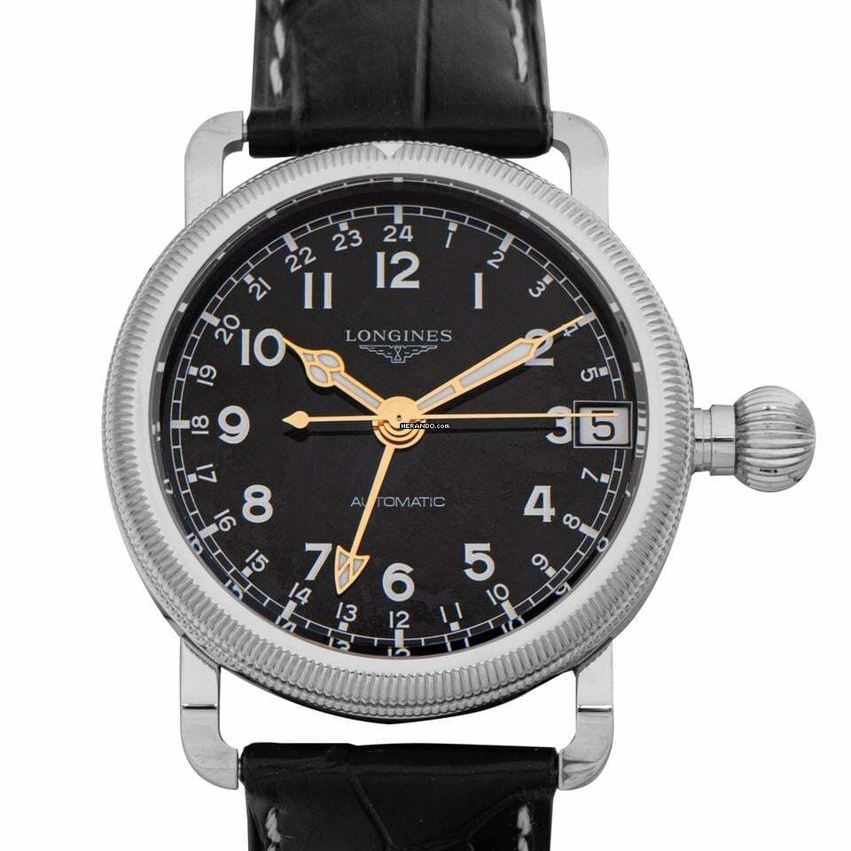Longines Avigation L27784530 - Longines Heritage Automatic Black Dial Stainless Steel Men's Watch </h1>