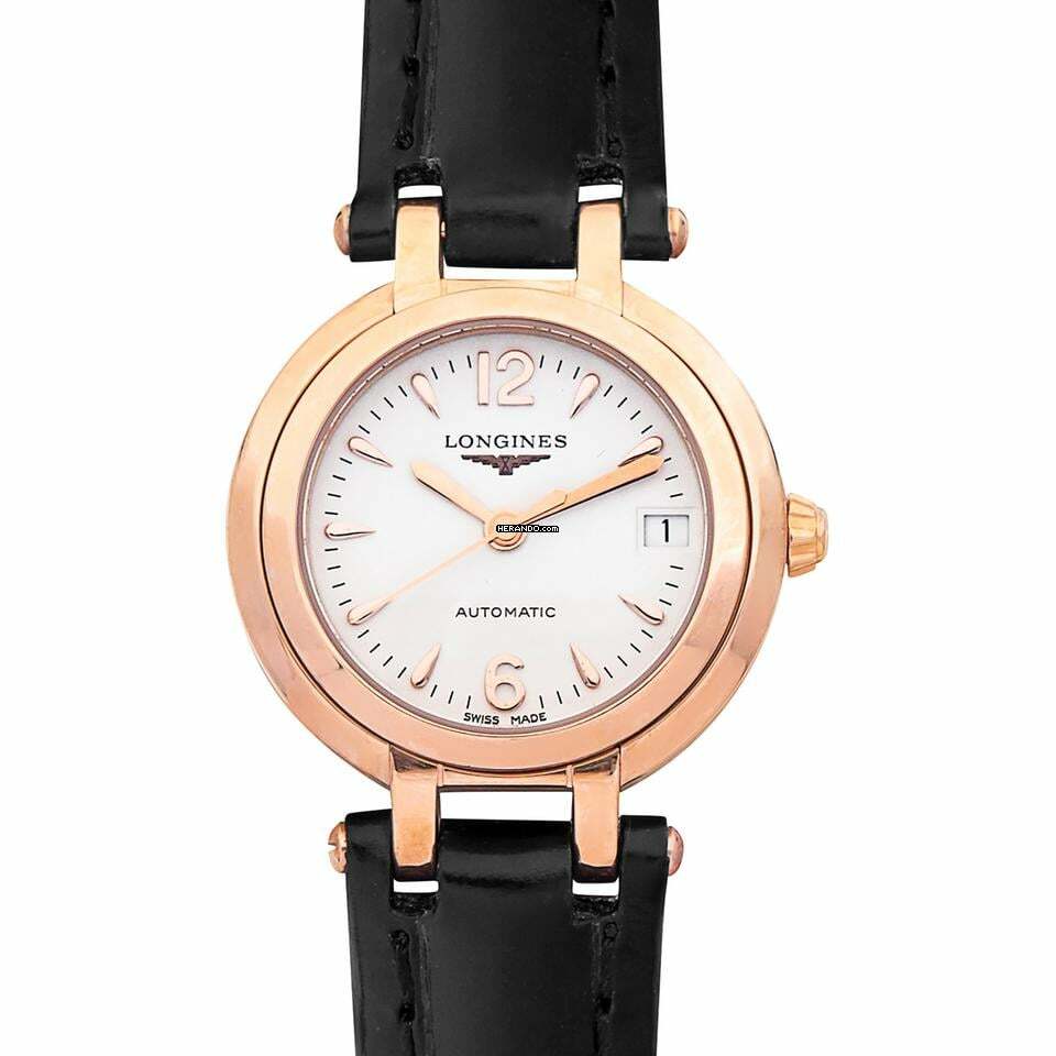 Longines PrimaLuna L81118162 - Longines PrimaLuna Automatic Silver-tone Dial 18kt Rose Gold Ladies Watch </h1>