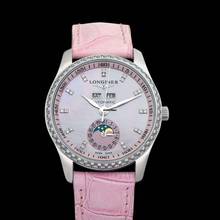 Thumbnail von Longines Master Collection L25030973 - Master Collection Automatic Pink Dial Stainless Steel Ladies Watch </h1>