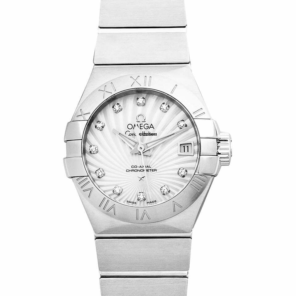 Omega Constellation Ladies 123.10.27.20.55.001 - Constellation Automatic White Dial Stainless Steel Ladies Watch </h1>