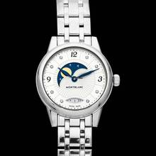 Thumbnail von Montblanc Bohème 111960 - Bohème Quartz Silver Dial Stainless Steel Ladies Watch </h1>