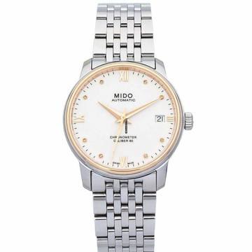  Mido Baroncelli III M027.208.41.266.00 - Baroncelli III Automatic Beige Dial Stainless Steel Ladies Watch </h1> 