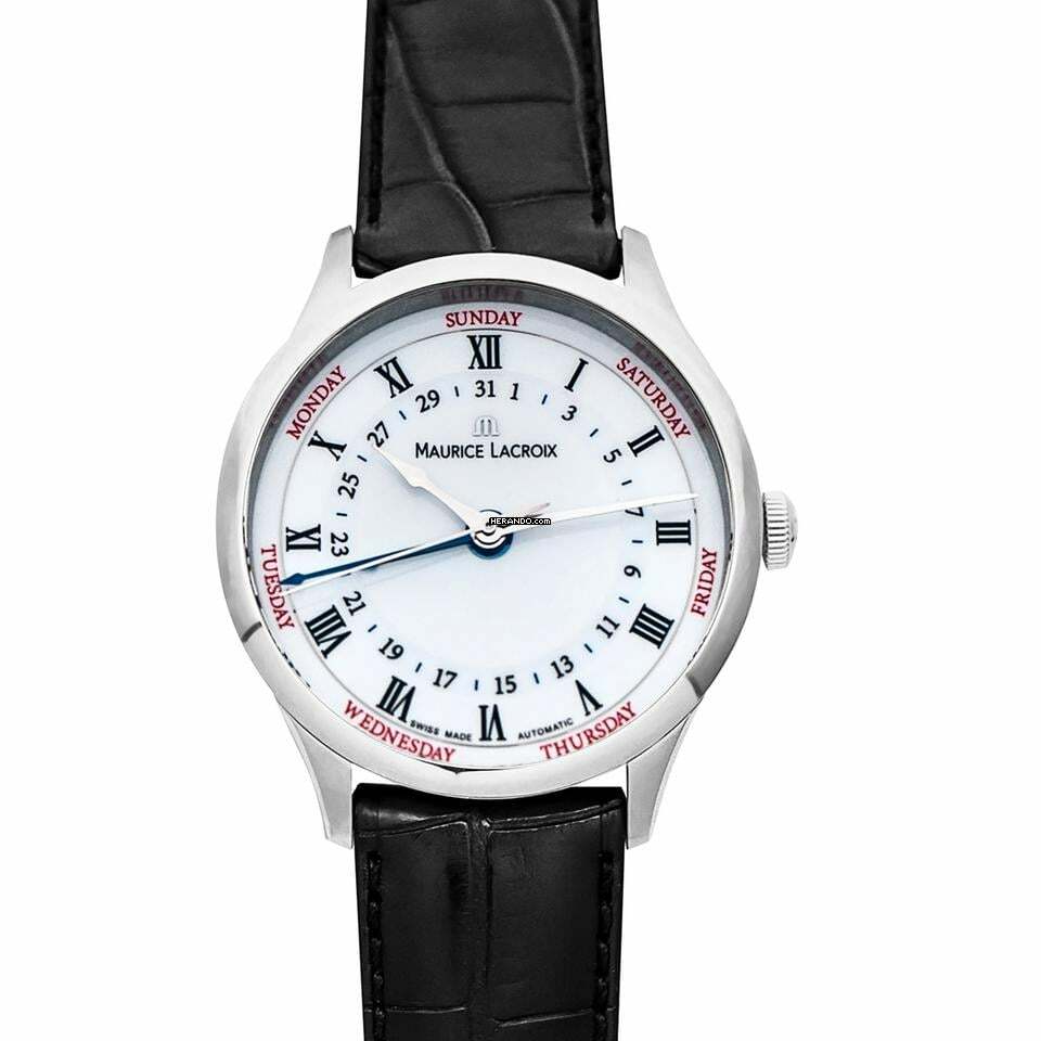 Maurice Lacroix Masterpiece Cinq Aiguilles MP6507-SS001-112 - Masterpiece Automatic White Dial Stainless Steel Men's Watch </h1>