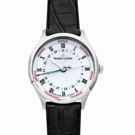  Maurice Lacroix Masterpiece Cinq Aiguilles MP6507-SS001-112 - Masterpiece Automatic White Dial Stainless Steel Men's Watch </h1> 