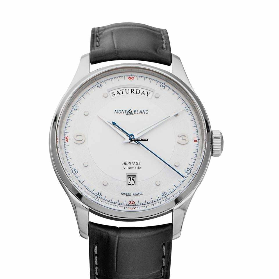 Montblanc 119947 - Montblanc Heritage Automatic Silver Dial Stainless Steel Unisex Watch </h1>