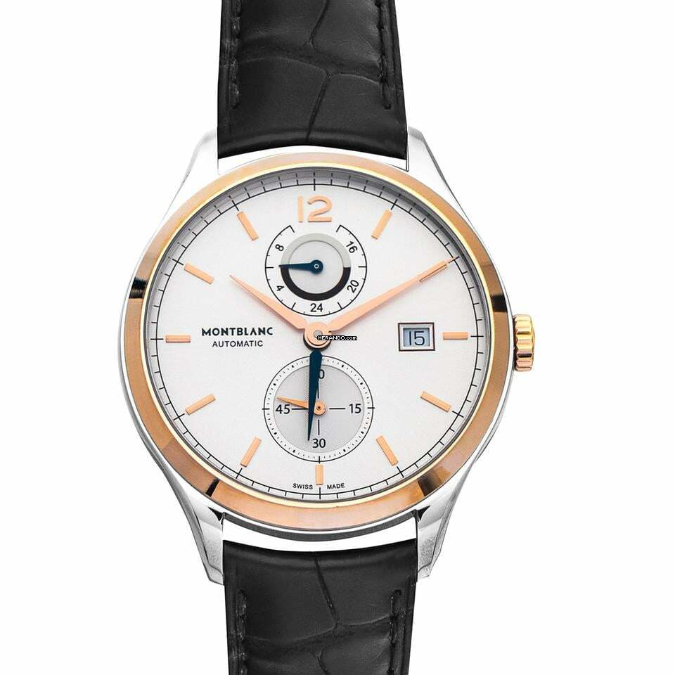 Montblanc Heritage Chronométrie 112541 - Heritage Chronometrie Automatic Silver Dial Stainless Steel Men's Watch </h1>