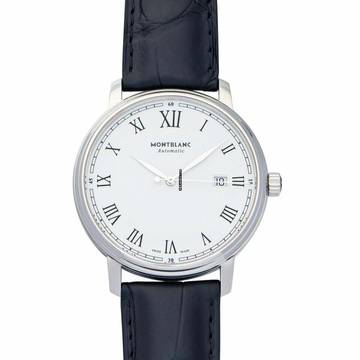  Montblanc Tradition 112609 - Tradition Automatic White Dial Stainless Steel Men's Watch </h1> 