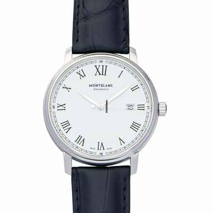  Montblanc Tradition 112609 - Tradition Automatic White Dial Stainless Steel Men's Watch </h1> 