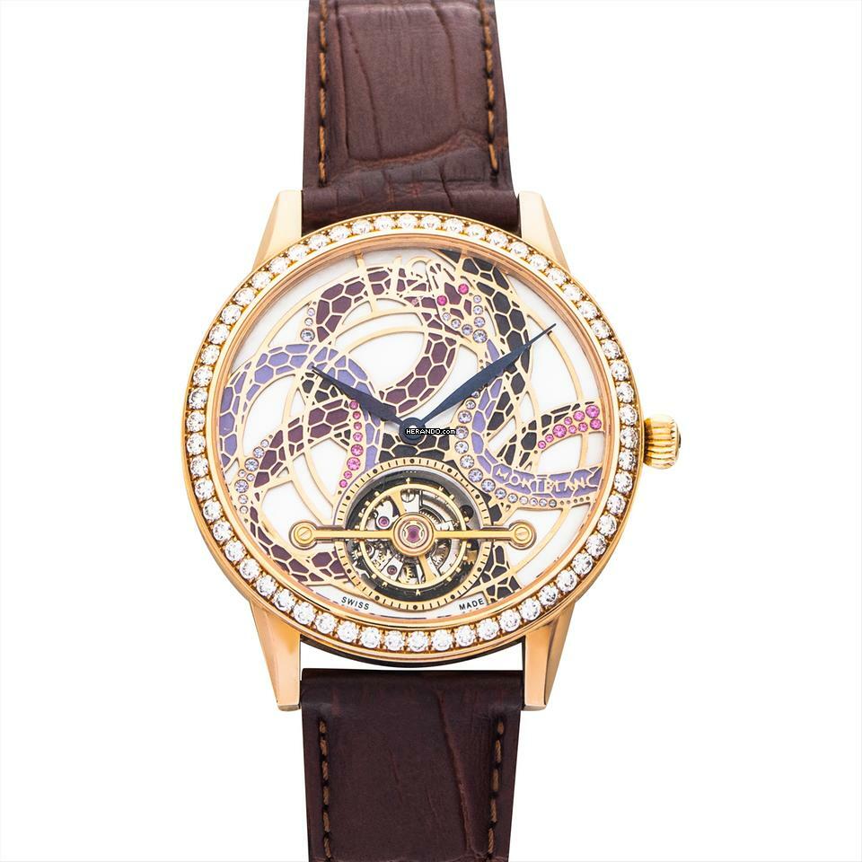 Montblanc Bohème 117199 - Bohème Automatic Multi-Color Dial 18kt Rose Gold Ladies Watch </h1>