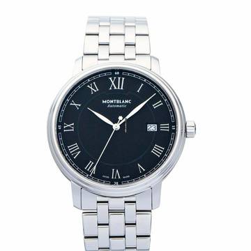  Montblanc 116483 - Heritage Chronometrie Automatic Black Dial Stainless Steel Men's Watch </h1> 
