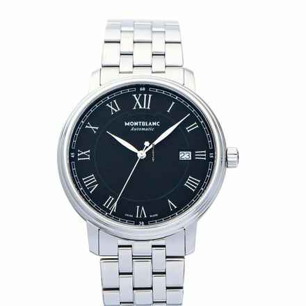  Montblanc 116483 - Heritage Chronometrie Automatic Black Dial Stainless Steel Men's Watch </h1> 
