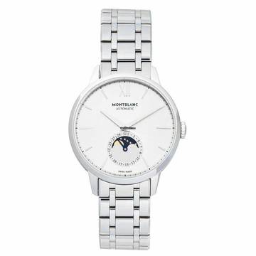  Montblanc Heritage Spirit 111184 - Meisterstuck Heritage Automatic Silver Dial Stainless Steel Men's Watch </h1> 