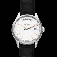 Thumbnail von Montblanc Heritage Chronométrie 118224 - Heritage Chronometrie Automatic Silver Dial Stainless Steel Men's Watch </h1>