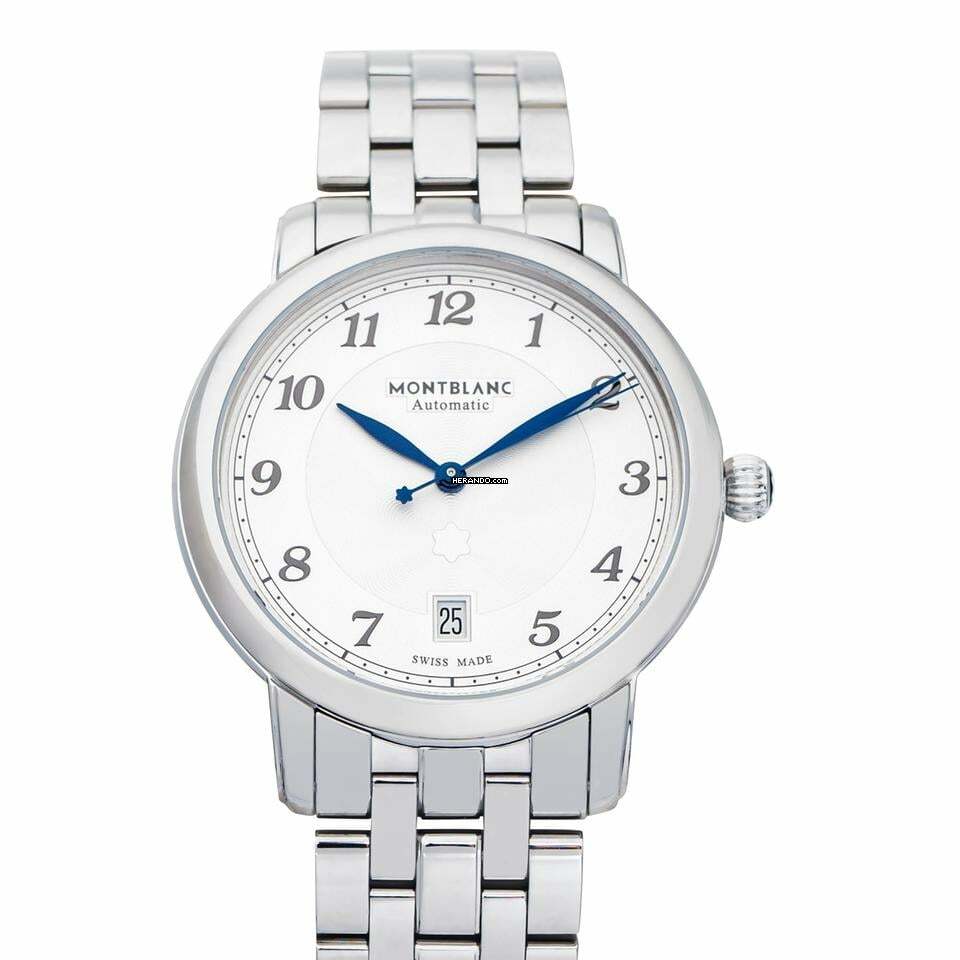 Montblanc Star 117323 - Star Automatic Silver Dial Stainless Steel Men's Watch </h1>