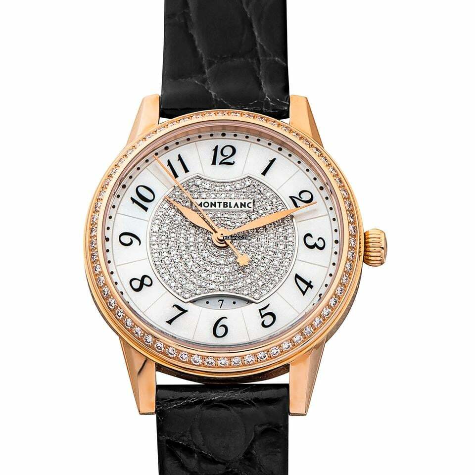 Montblanc Bohème 111225 - Boheme Automatic White Dial 18kt Rose Gold Ladies Watch </h1>