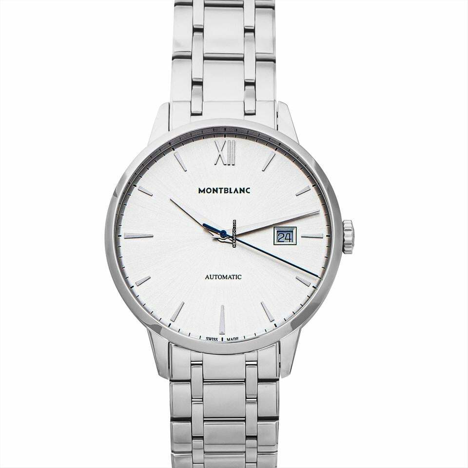 Montblanc Heritage Spirit 111581 - Heritage Spirit Automatic Silver Dial Stainless Steel Men's Watch </h1>