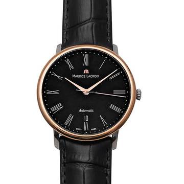  Maurice Lacroix Les Classiques Tradition LC6067-PS101-310 - Les Classiques Automatic Black Dial Stainless Steel Men's Watch </h1> 
