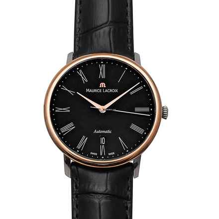  Maurice Lacroix Les Classiques Tradition LC6067-PS101-310 - Les Classiques Automatic Black Dial Stainless Steel Men's Watch </h1> 