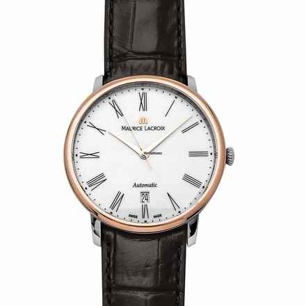  Maurice Lacroix Les Classiques Tradition LC6067-PS101-110 - Les Classiques Automatic White Dial Stainless Steel Men's Watch </h1> 
