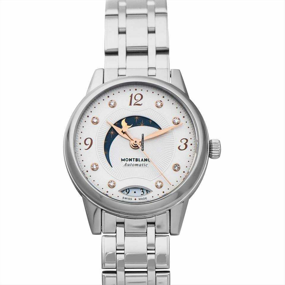Montblanc Bohème 119934 - Bohème Automatic Silver Dial Stainless Steel Ladies Watch </h1>