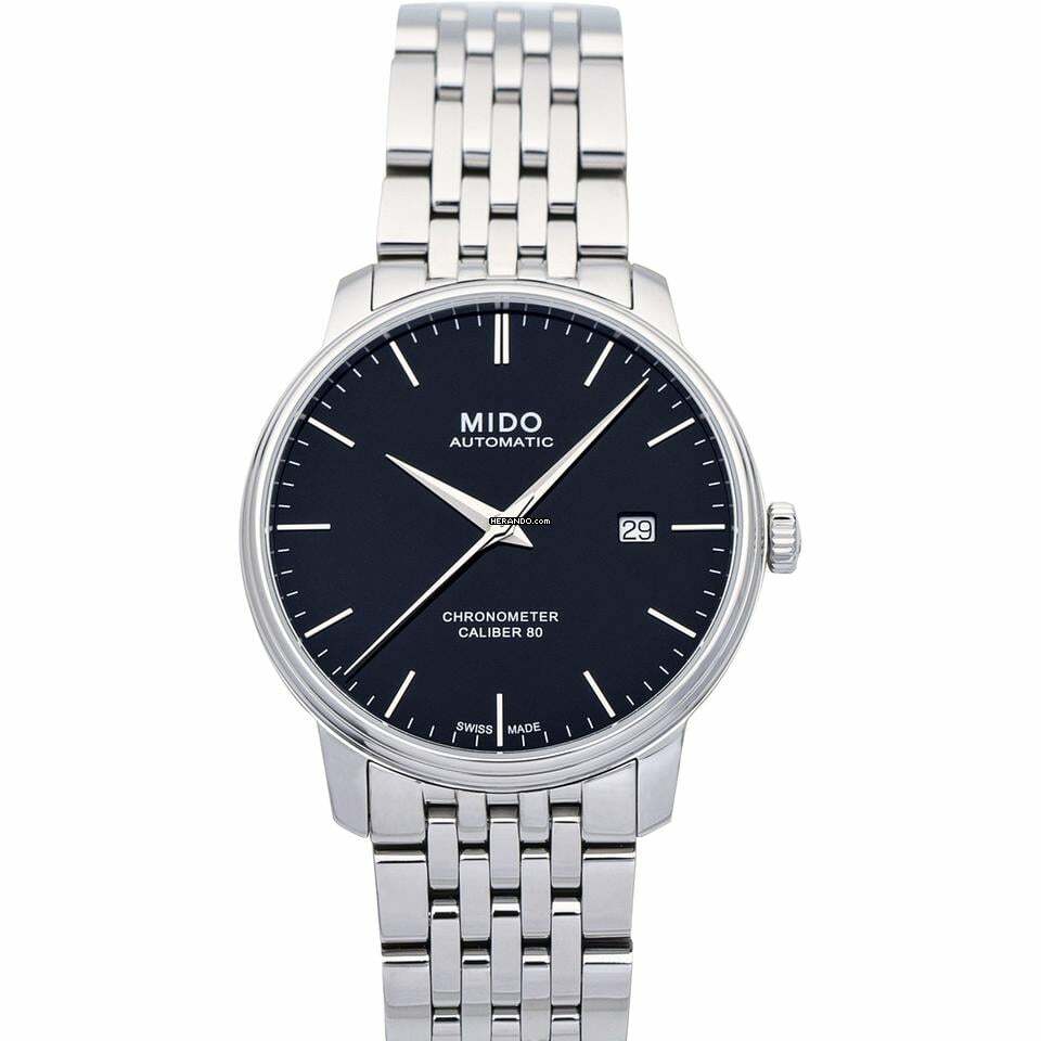 Mido Baroncelli III M027.408.11.051.00 - Baroncelli III Automatic Black Dial Stainless Steel Men's Watch </h1>
