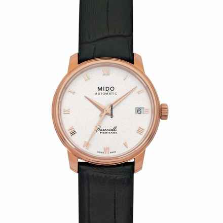 Mido Baroncelli III M027.207.36.013.00 - Baroncelli III Automatic White Dial Stainless Steel Ladies Watch </h1> 