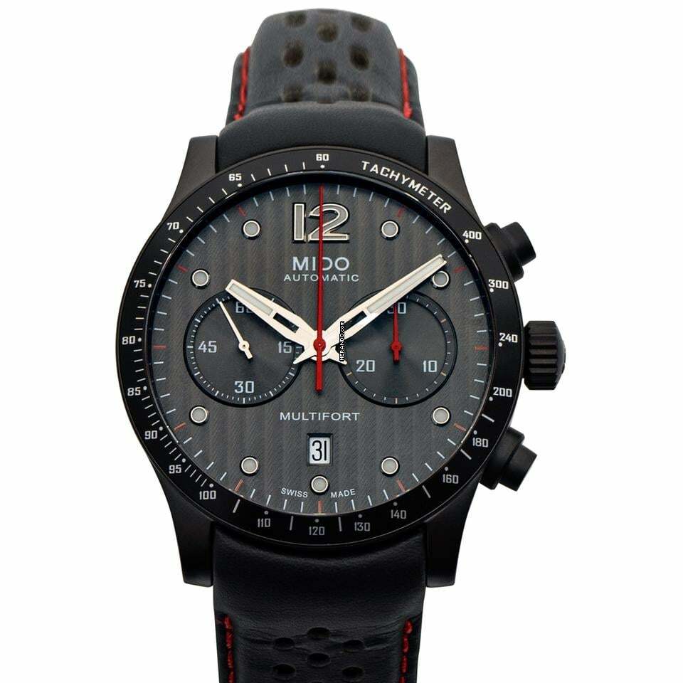 Mido Multifort M025.627.36.061.00 - Multifort Automatic Black Dial Stainless Steel Men's Watch </h1>