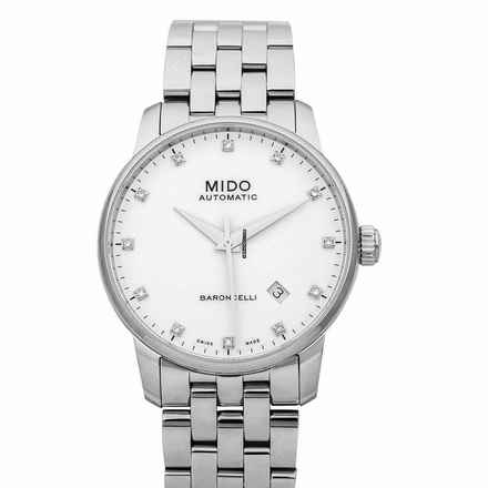  Mido Baroncelli III M8600.4.66.1 - Baroncelli III Automatic White Dial Stainless Steel Men's Watch </h1> 