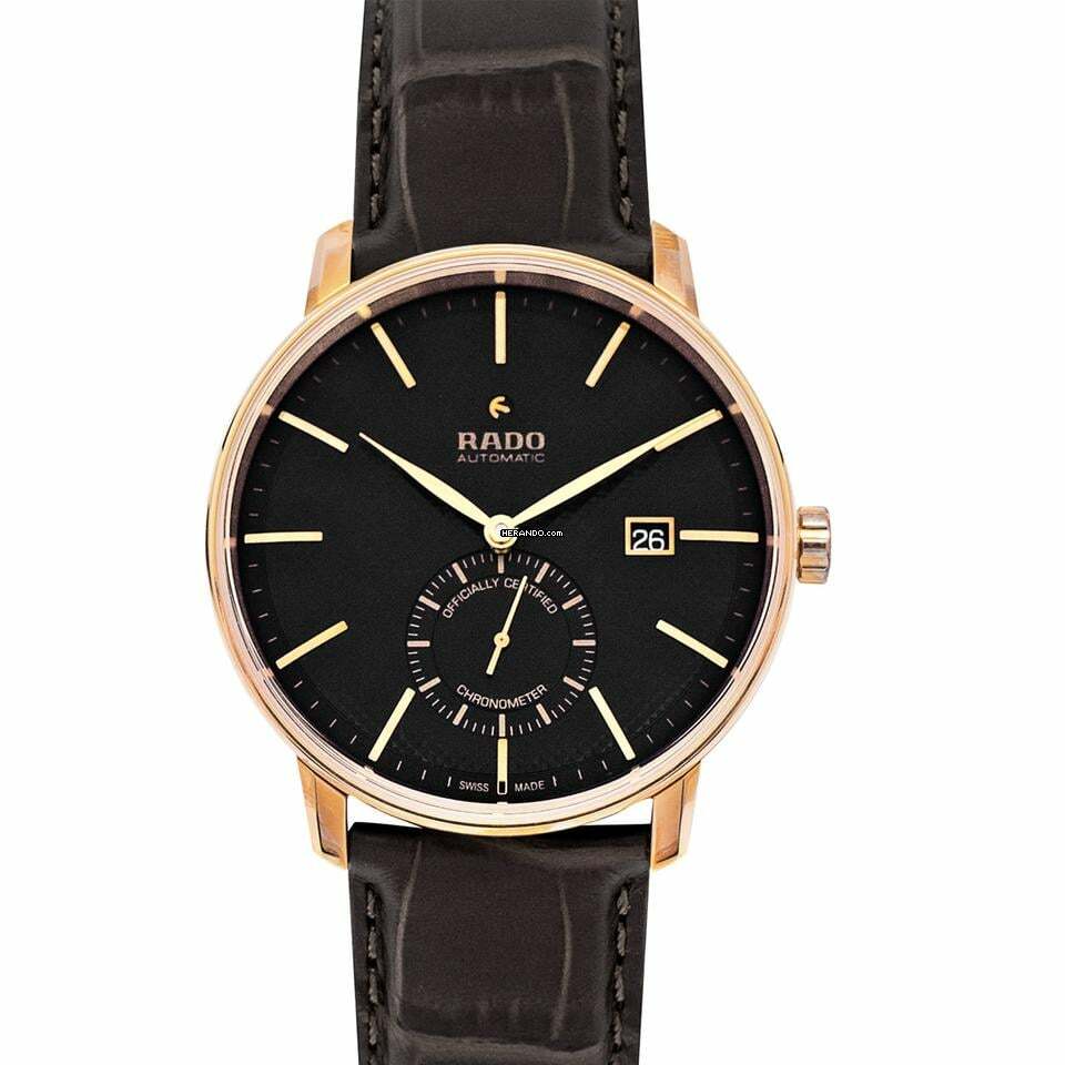 Rado Coupole R22881165 - Coupole Automatic Black Dial Stainless Steel Men's Watch </h1>