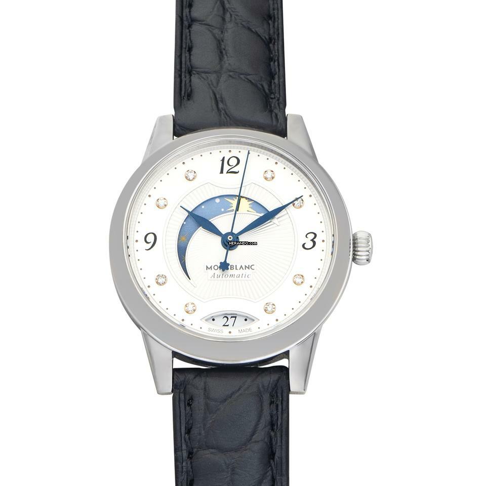 Montblanc Bohème 114730 - Boheme Automatic White Dial Stainless Steel Ladies Watch </h1>