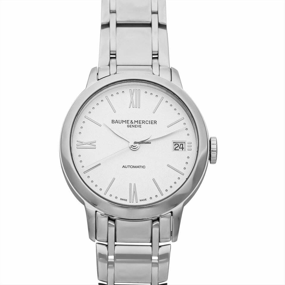 Baume & Mercier Classima M0A10495 - Classima Automatic Silver Dial Stainless Steel Ladies Watch </h1>