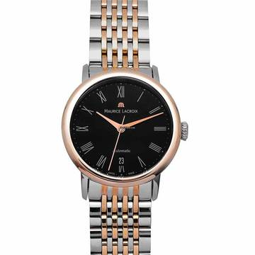  Maurice Lacroix Les Classiques Tradition LC6063-PS103-310 - Les Classiques Automatic Black Dial Stainless Steel Ladies Watch </h1> 
