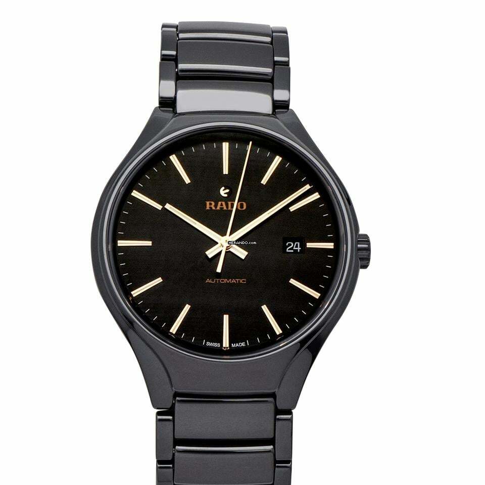 Rado True R27056162 - True Automatic Black Dial Ceramic Unisex Watch </h1>