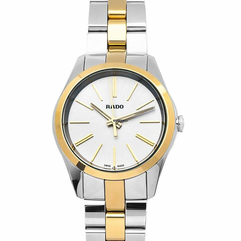 Rado HyperChrome R32975112 - Hyperchrome Quartz Silver Dial Stainless Steel Ladies Watch </h1>