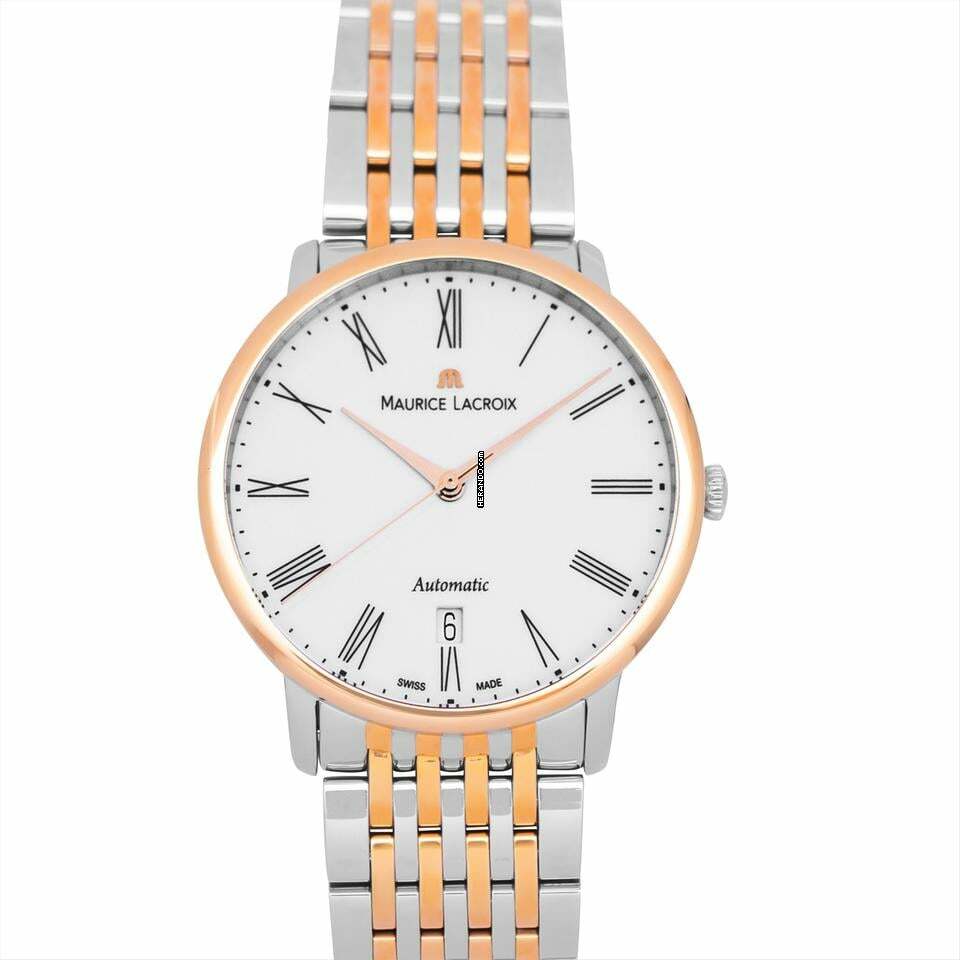 Maurice Lacroix Les Classiques Tradition LC6067-PS103-110 - Les Classiques Automatic White Dial Stainless Steel Men's Watch </h1>