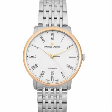  Maurice Lacroix Les Classiques Tradition LC6067-PS102-110 - Les Classiques Automatic Silver Dial 18kt Rose Gold Men's Watch </h1> 
