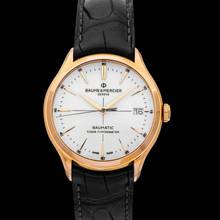 Thumbnail von Baume & Mercier Clifton M0A10469 - Clifton Automatic White Dial 18kt Rose Gold Men's Watch </h1>