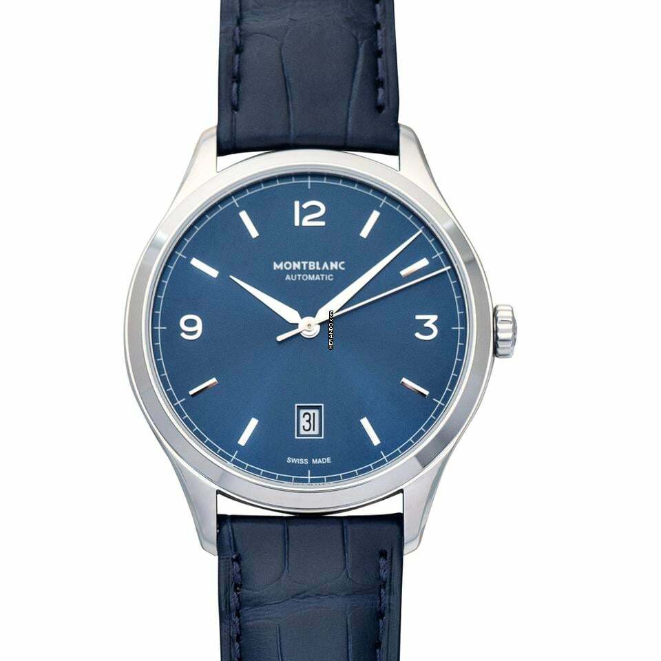 Montblanc Heritage Chronométrie 116481 - Heritage Chronometrie Automatic Blue Dial Stainless Steel Men's Watch </h1>