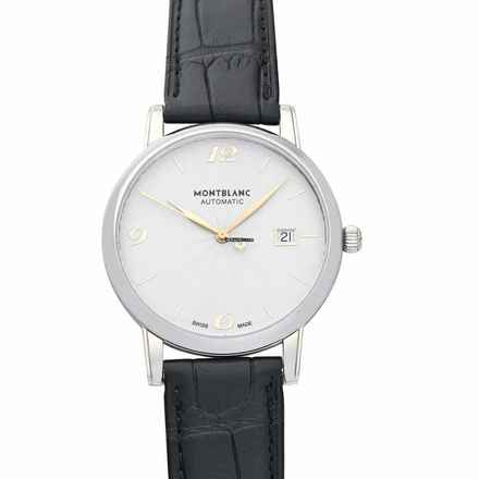  Montblanc 113823 - Star Automatic White Dial Stainless Steel Men's Watch </h1> 