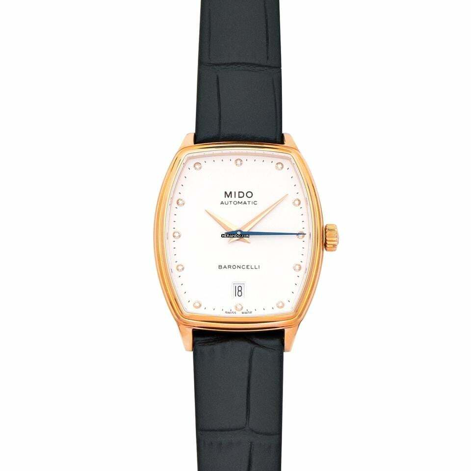 Mido Baroncelli III M041.307.36.016.00 - Baroncelli III Automatic White Dial Stainless Steel Ladies Watch </h1>