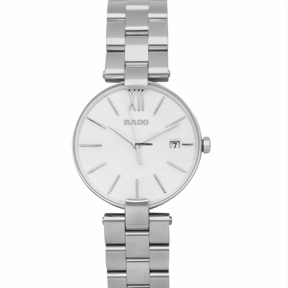 Rado Coupole R22852013 - Coupole Quartz White Dial Stainless Steel Ladies Watch </h1>