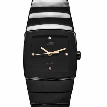  Rado Sintra R13856722 - Sintra Automatic Black Dial Ceramic Ladies Watch </h1> 