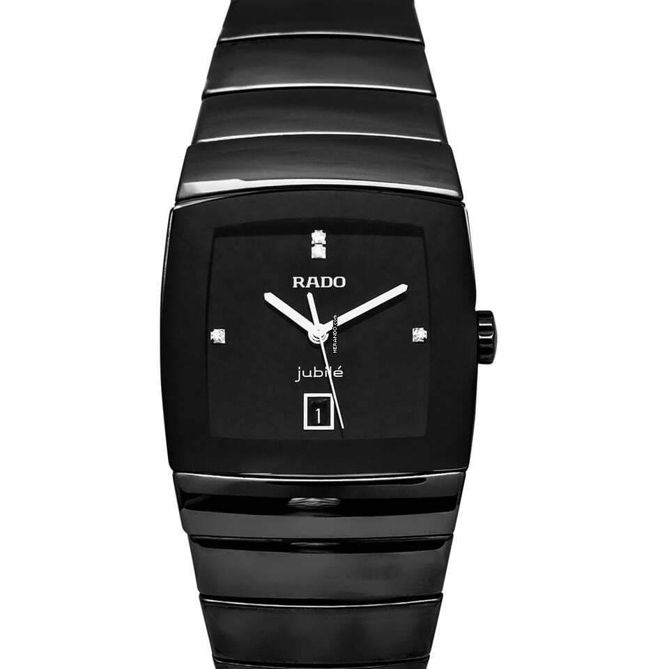 Rado Sintra R13724702 - Sintra Quartz Black Dial Ceramic Men's Watch </h1>