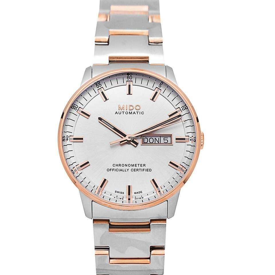 Mido Commander M021.431.22.031.00 - Commander II Automatic Silver Dial Stainless Steel Men's Watch </h1>