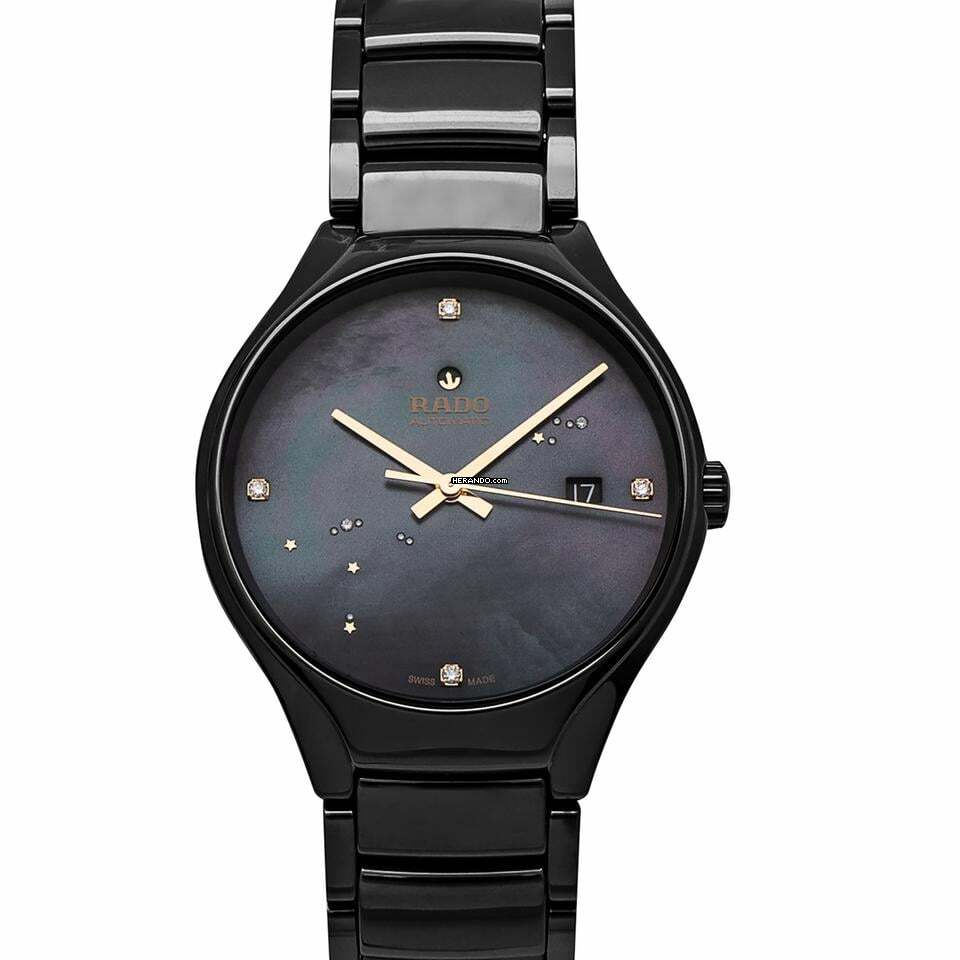 Rado True R27056842 - True Automatic Black Dial Ceramic Unisex Watch </h1>