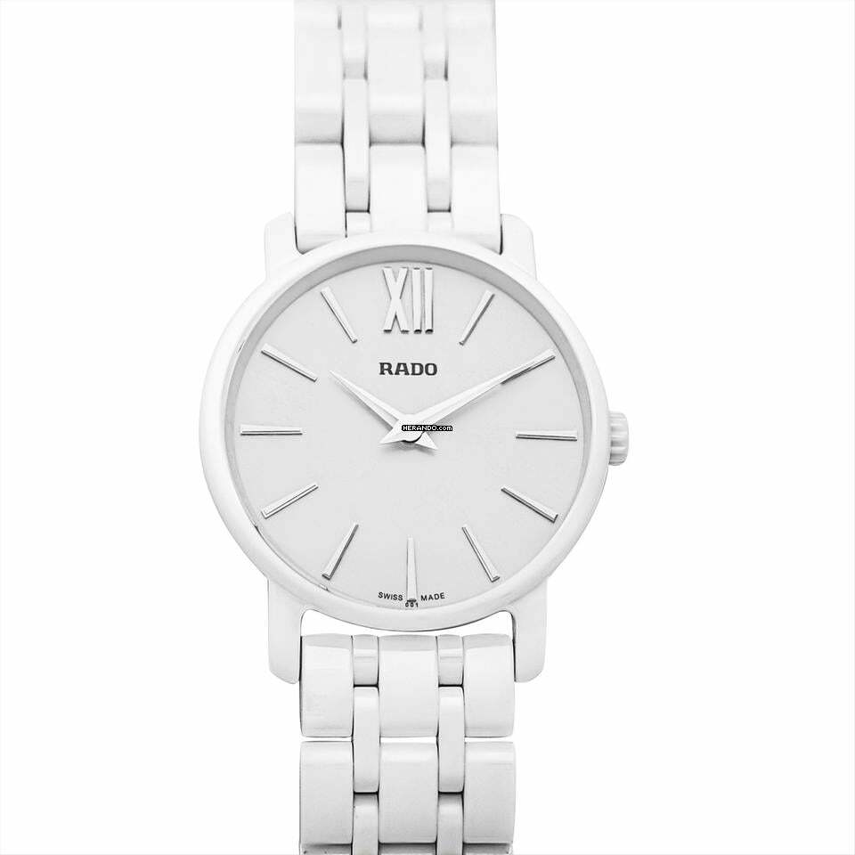 Rado DiaMaster R14065017 - Diamaster Quartz White Dial Ceramic Ladies Watch </h1>