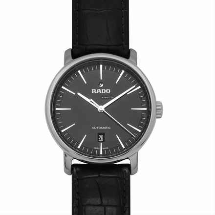  Rado DiaMaster R14074175 - Diamaster Automatic Black Dial Ceramic Men's Watch </h1> 