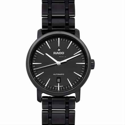  Rado DiaMaster R14073182 - Diamaster Automatic Black Dial Ceramic Men's Watch </h1> 