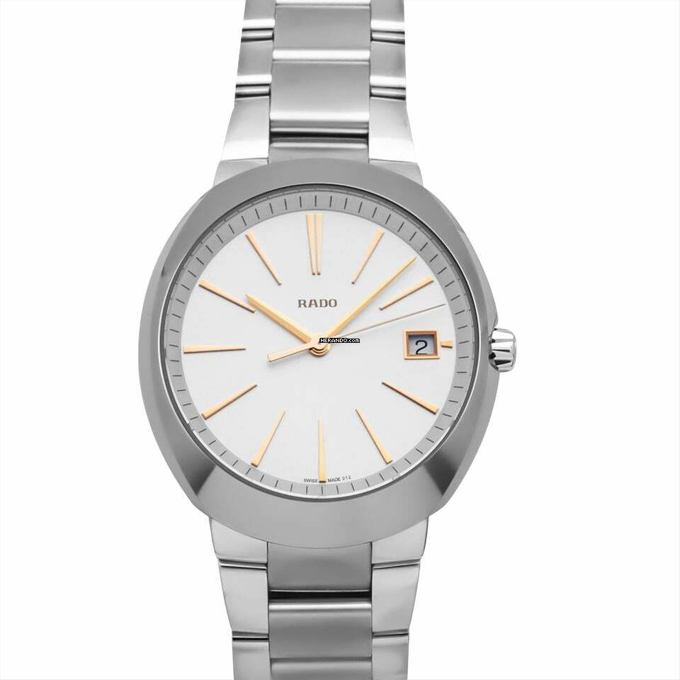 Rado D-Star R15943123 - D-Star Quartz White Dial Stainless Steel Men's Watch </h1>