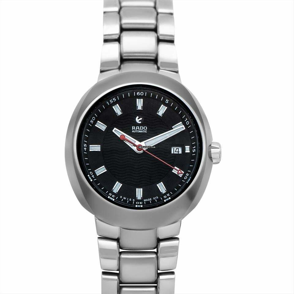 Rado D-Star R15947153 - D-Star Quartz Black Dial Stainless Steel Ladies Watch </h1>